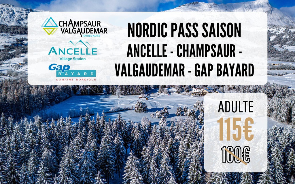 Nordic Pass - Haut Champsaur + Valgaudemar + Ancelle + Gap Bayard